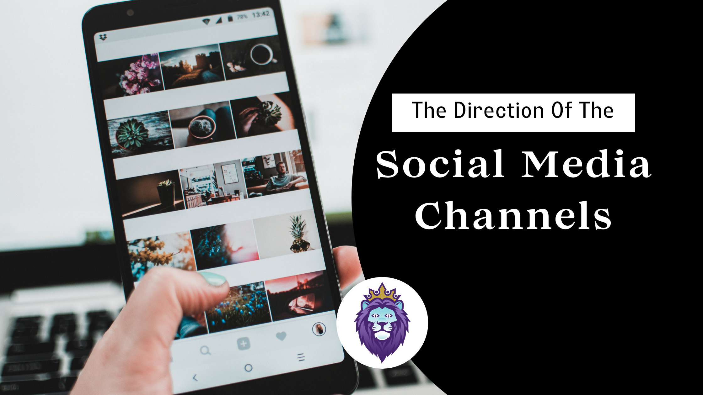 the direction of the social media channels